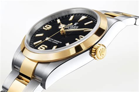 solid gold rolex explorer|rolex explorer 36mm price.